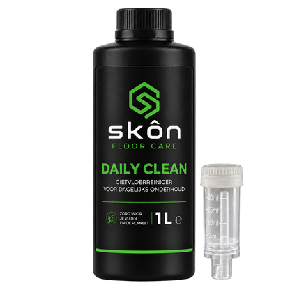 SKÔN Daily Clean gietvloerreiniger 1 liter met transparante doseerdop