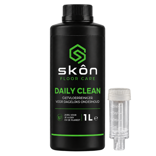 SKÔN Daily Clean gietvloerreiniger 1 liter met transparante doseerdop