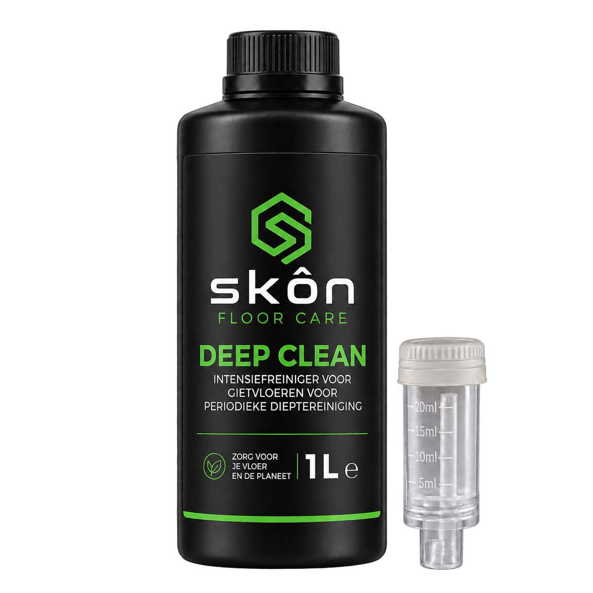 SKÔN Deep Clean krachtige gietvloerreiniger 1 liter met doseerdop